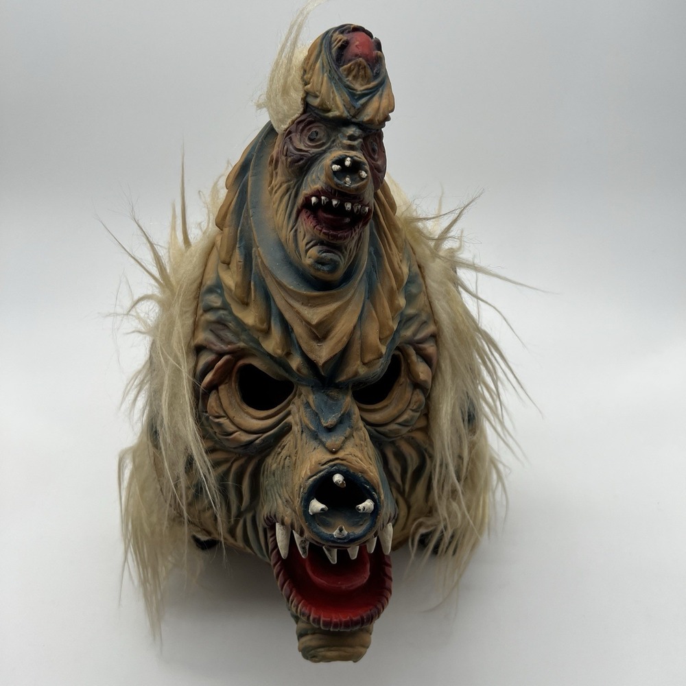 Vintage Topstone Inc Danbury Ct Rubber/latex Halloween multi-faced ‎ Monster